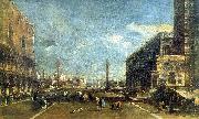 Francesco Guardi The Little Square of St. Marcus oil painting on canvas